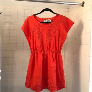 Red lace dress or tunic
